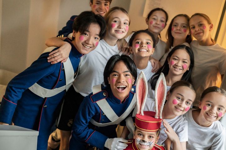 Elever fra Det Kongelige Teaters Balletskole foto: Camilla Winther