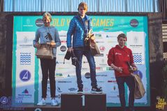 Juniors U15 Top 3 : 1 Anton Richter GER | 2019 IFCA Wave European Champion
2 Tobias Bjornaa Nielsen DEN
3 Hannes Gobisch GER - FOTO : Ruben Patrise