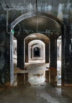 Cisternerne, rum uden udstilling. 
Foto: Johan Rosenmunthe