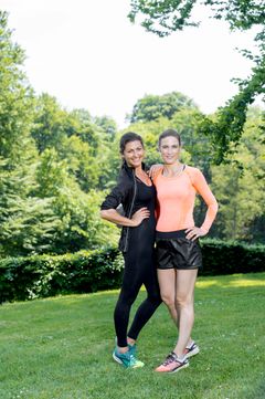 ”Boost dit løb” er overskriften, når den energiske trænings- og sundhedsduo Sara Maria Franch-Mærkedahl og Gitte Høj gæster Humac i Bruuns Galleri. Foto: PR.