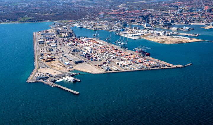 Aarhus Havn er Danmarks største erhvervshavn.