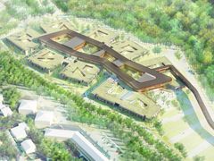 Ny psykiatrisk afdeling i Vejle får blandt andet en række interne gårdhaver og fire større haveområder. Rendering: Arkitema