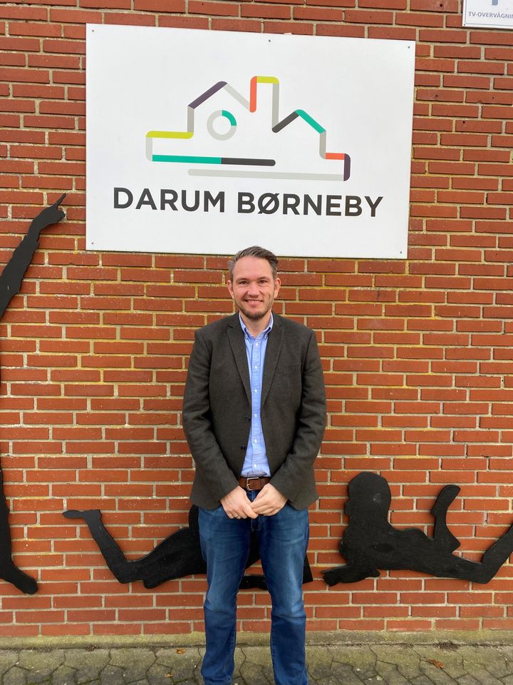 Daniel Hald har siden foråret været konstitueret leder af Darum Børneby og er nu blevet fastansat i jobbet. Foto: Darum Børneby