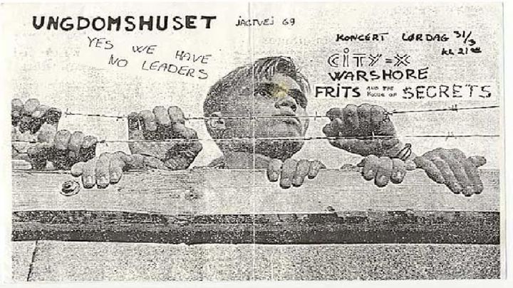 Plakatmotiv fra Ungdomshuset.