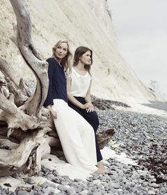 Tine Svendsen (tv) og Tanja Gregersen (th) er begge makeupartister og står bag det nye brand Miild.