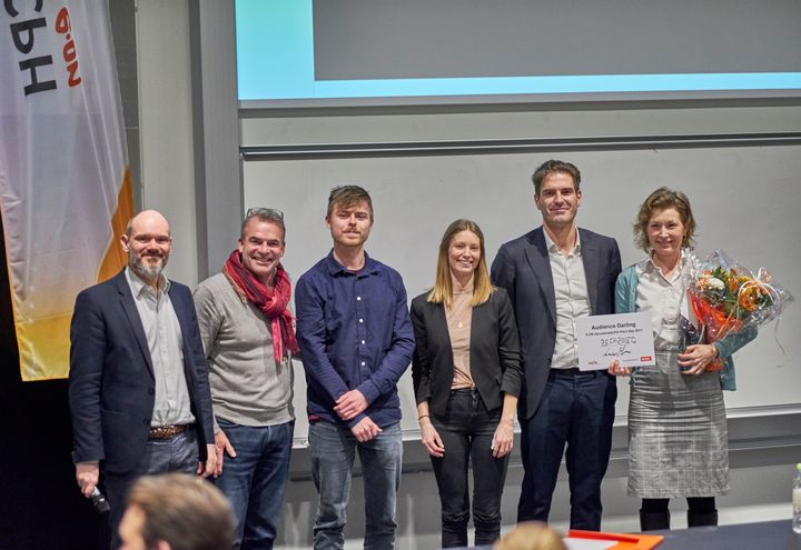 Den grønne start-up Refarmed vandt både jury- og publikumsprisen til Pitch-dagen.