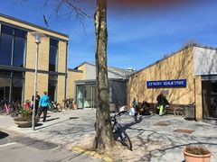 Hovedindgangen Lyngby Idrætsby