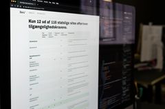 Kun 12 ud af 116 offentlige websites overholder tilgængelighedskrav