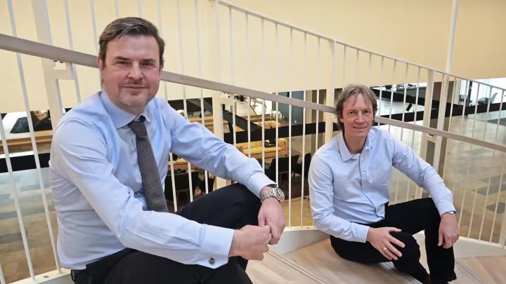 CCO i Comwell, Michael Hansen, og COO i ordnung, Hauke Haas på Comwell Copenhagen Portside