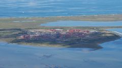 1.	Luftfoto af Rønland fra 2022. Foto: Region Midtjylland