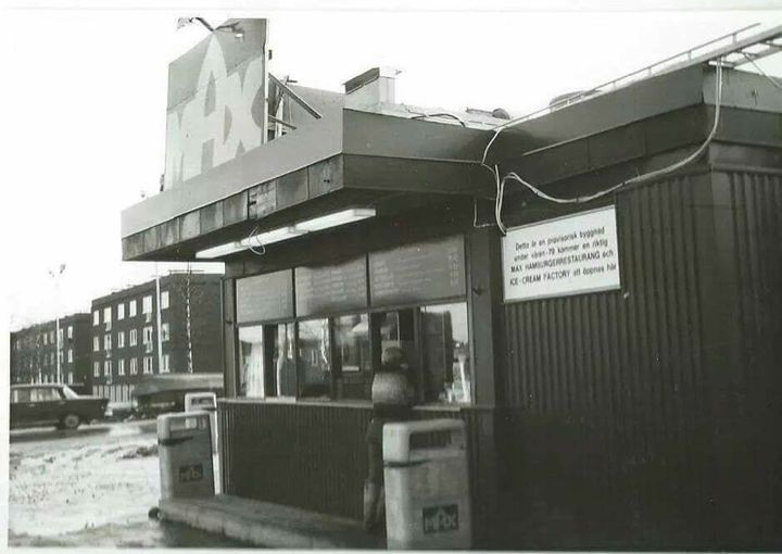 Den første restaurant som Max åbnede i Gällivare, Sverige d. 14. juni 1968