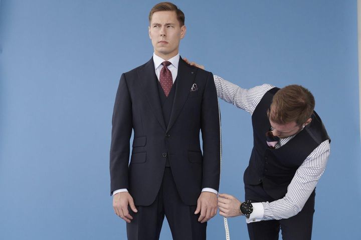 Mond of Copenhagen har bodyscannet mere end 10.000 mænd, og er blevet ekspert i at lave jakkesæt, der fremhæver mandens krop på den rigtig måde.  Foto: PR.