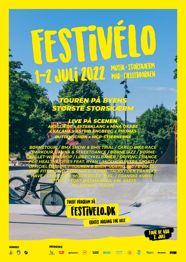 bifald afsked flamme Tour de France i København: Cykelfestivalen FestiVélo løfter sløret for  eventprogrammet | Københavns Kommune Økonomiforvaltningen