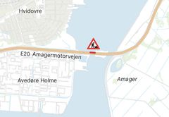 Sorterendebroen i retning mod Avedøre bliver repareret. Illustration: Vejdirektoratet