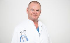 "Der er indlysende fordele ved iltrobotten," siger Jan Dalberg, specialeansvarlig overlæge på lungemedicinsk afdeling på Kolding Sygehus. Foto: Region Syddanmark