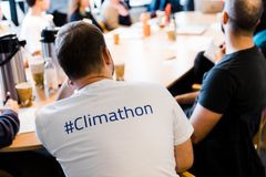 Climathon er en begivenhed, der finder sted i flere end 100 byer verden over på fredag. Her finder kloge hoveder sammen om at finde på løsninger af de enkelte byers klimaudfordringer. Foto: PR.