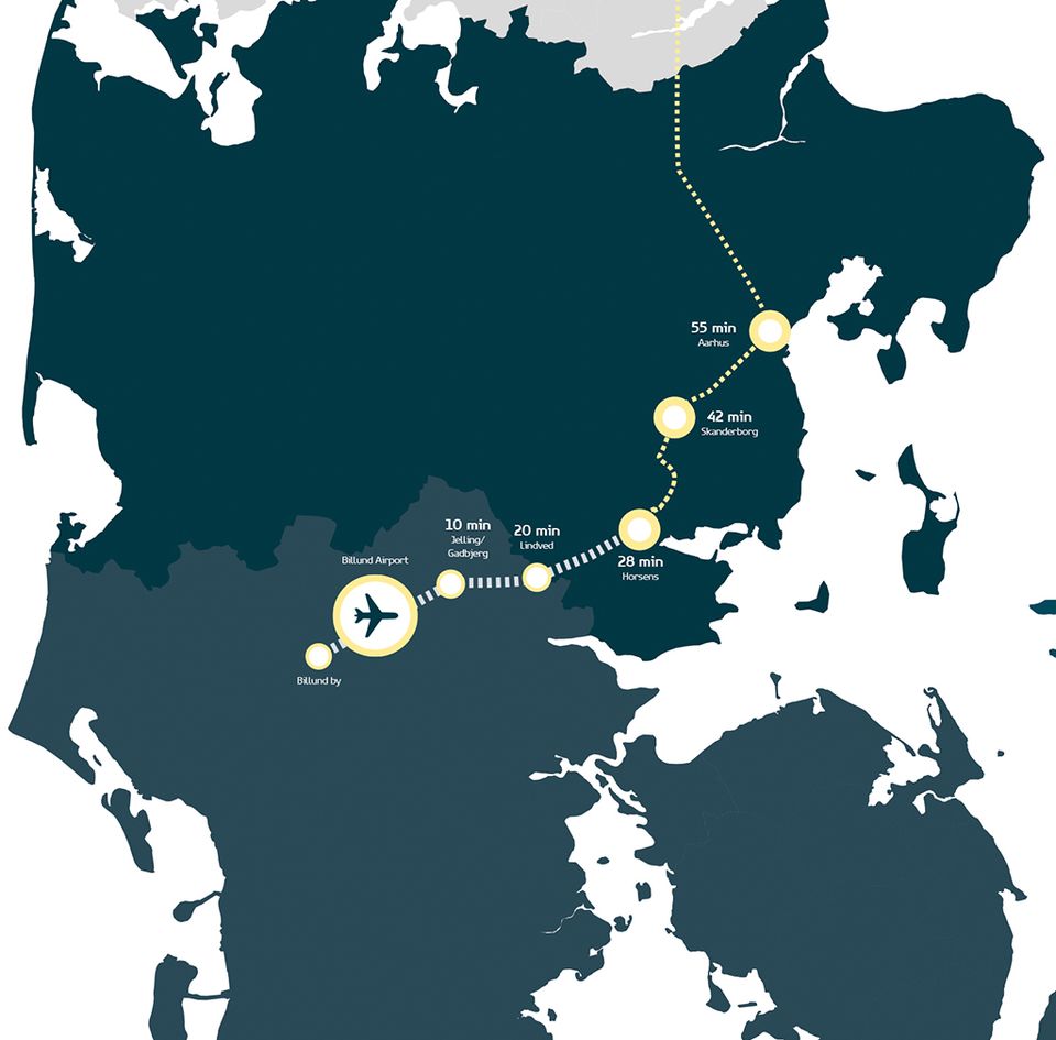 Opbakning Til Ny Togstrækning: Billund-Aarhus Direkte | Billund Lufthavn