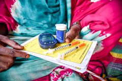Insulin og måleapparat, foto: Paul Odongo/MSF