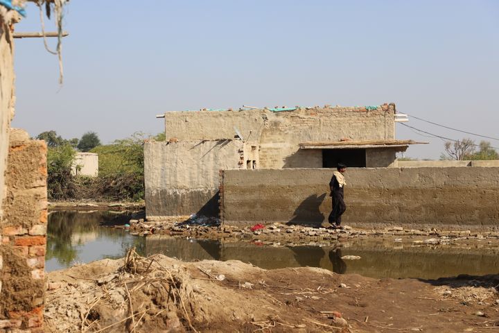 Oversvømmelser i Sindh-provinsen i Pakistan.
