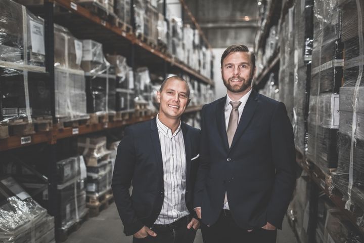 Rasmus Nielsen og Anders Børsen, direktører i Rare Wine og Rare Wine Invest