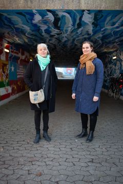 Lærer Maja Sandgren Birk (TH) udtaler: “Jeg bliver helt stolt af eleverne, de får nogle virkelig gode idéer.”
Foto: Gorm Olesen
