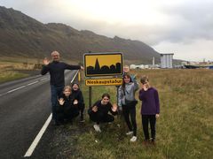 På Bryndum Skole Aura har eleverne før været ude at opleve Europa i Erasmus-projekter. Her er de på Island. Foto: Asger Lind