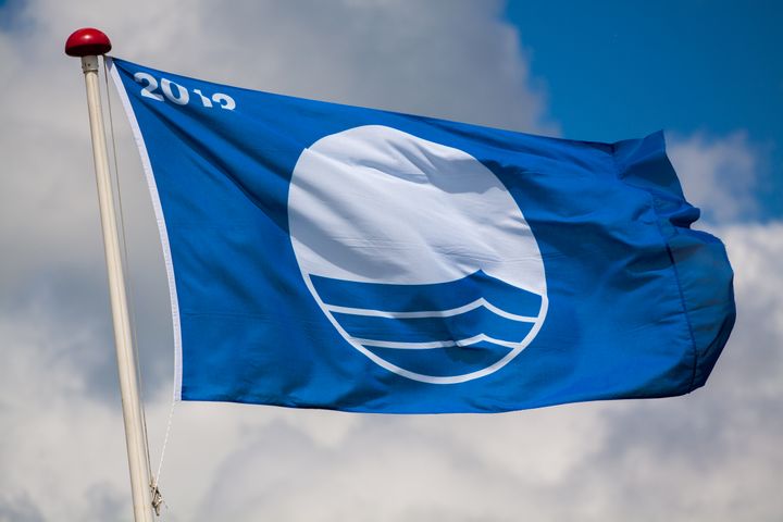 Blå Flag markeres flere steder i Aabenraa Kommune. Arkivfoto