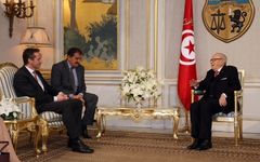 Kristian Jensen og Tunesiens præsident Essebsi