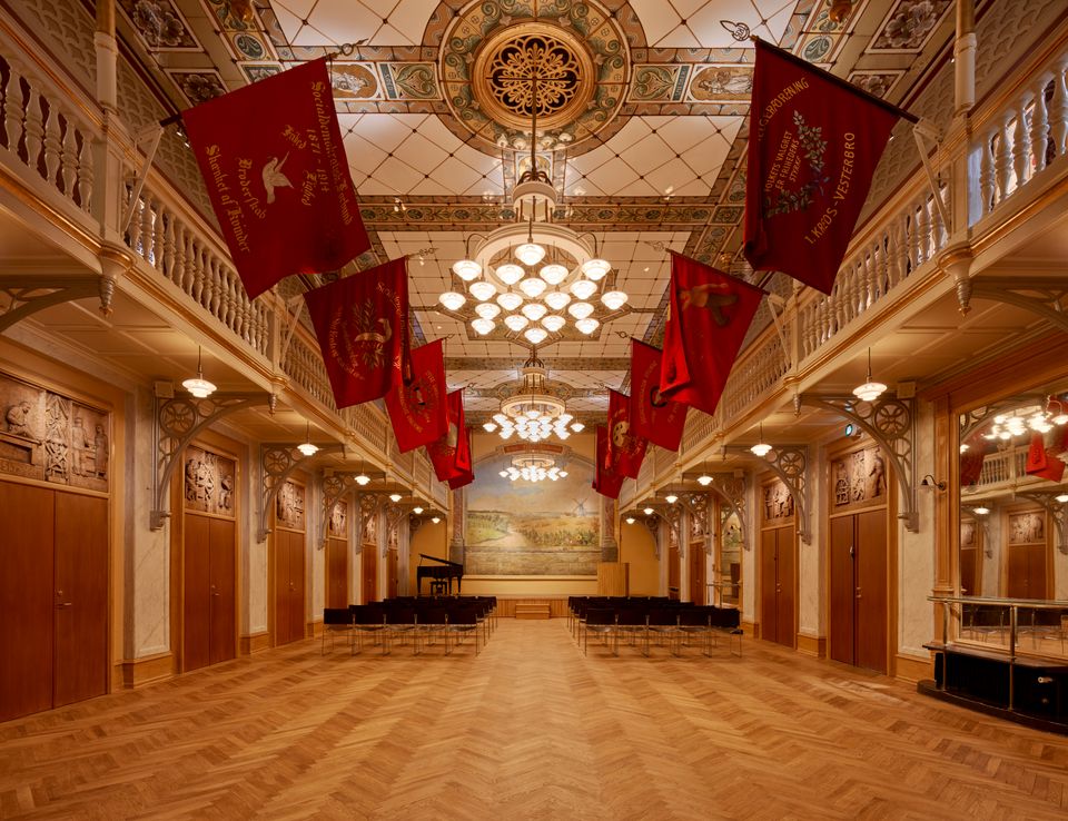 Festsalen på Arbejdermuseet. Foto: Adam Mørk