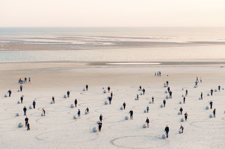 110.000 gæstede Wadden Tide ved Blåvandshuk i 2016. I 2019 gentages succesen samme sted. Foto: Niels Linneberg
