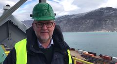 Lars Chr. Lilleholt (V) besøgte en mine i Grønland i september 2018. Foto EFKM