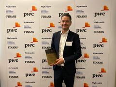 Frank Hjortekær-Jensen fra Dania Connect A/S er Temaprisvinder i region Østjylland 2o21.