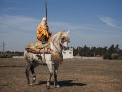 Den marookanske kunstner Zara Samirys værk
"Tales of Moroccan Amazons", som vil blive vist på et af billboardene.