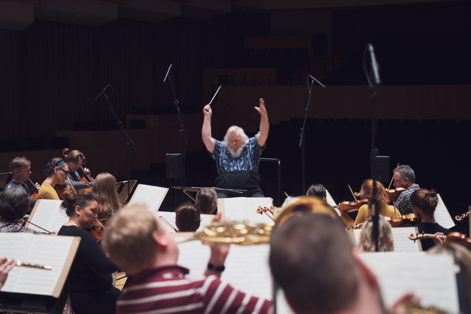 Aarhus Symfoniorkester - prøve med æresdirigent Leif Segerstam