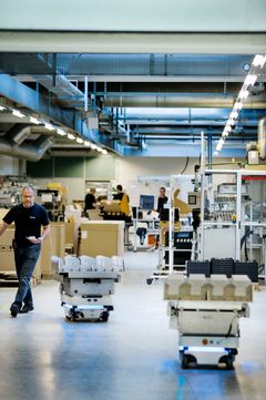 En bred vifte af virksomheder, har grebet muligheden for at automatisere deres interne logistik.