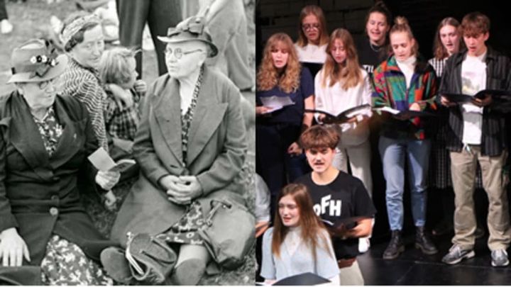 Alsangens har sin oprindelse i besættelsestiden men har fået nyt liv i Roskilde de seneste år. Ikke mindst under nedlukningen. Kilde: Nationalmuseet/Foto: Roskilde Bibliotekerne