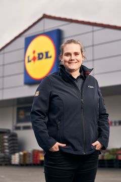 Linda Skovhave Petersen er til daglig elev i Lidls butik i Thisted. PR-foto: Lidl