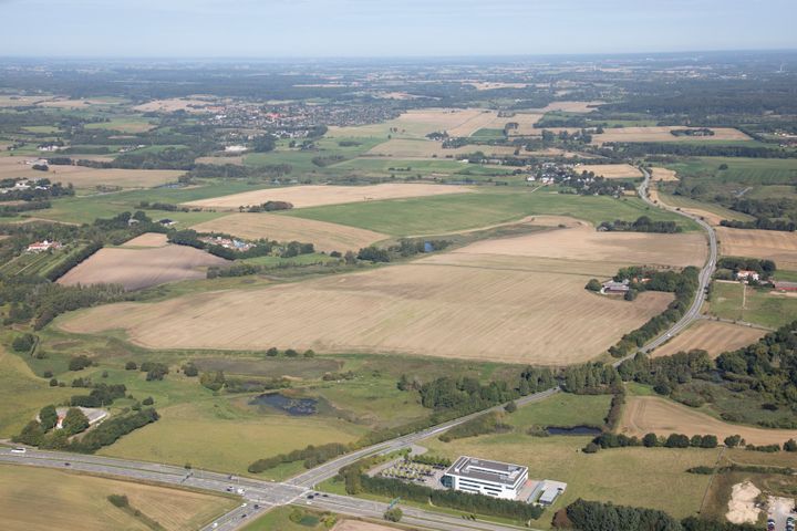 Dronefoto af området i Kildedal Nord. Foto: Fotohuset Click