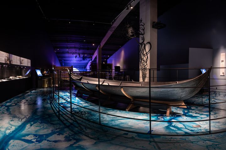 Vikingebåd fra Norge udstilles på Moesgaard. Foto: Moesgaard Museum