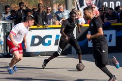 Street soccer tiltrækker flere og flere unge - fotoet her er fra finalerne i 2017. Fotograf Jens Astrup for DGI