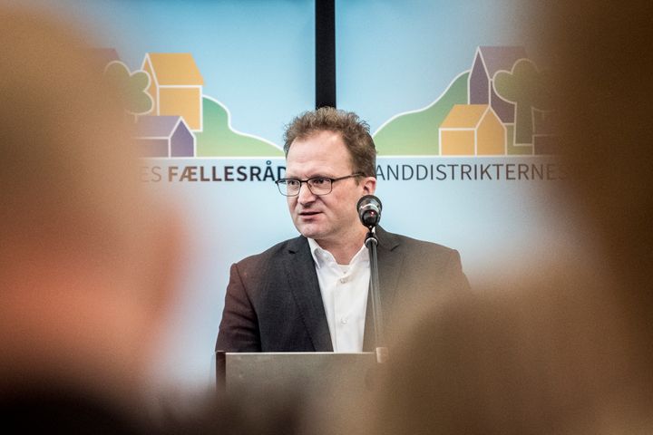 Det var kampgejst til årsmødet i Landdistrikternes Fællesråd, fortæller formand Steffen Damsgaard. Foto: Michael Drost-Hansen/Ritzau Scanpix