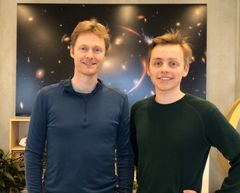 Darach Watson (t.v.) og Albert Sneppen (foto: Darach Watson)
