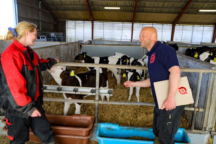 Økologikonsulent Jens Peter Hermansen er på omlægningstjek. Foto: Jakob Brandt