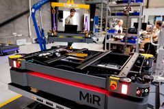 MiR-robotterne produceres i Odense i virksomhedens hovedkvarter.