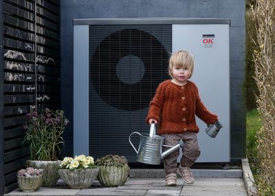 En varmepumpe udnytter energien effektivt. Fotograf: Ole Hartmann Schmidt