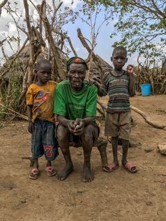 En klanleder fra Ik-samfundet i det nordlige Uganda. Foto: Lotte Meinert