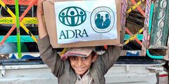 ADRA Danmark arbejder med flygtninge og internt fordrevne mennesker i nærområderne i blandt andet Yemen, Syrien og Sudan (Foto: ADRA Yemen)