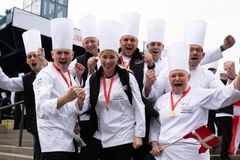 Cateringlandsholdet ved VM 2018 i Luxembourg, Bronze - tredje bedste på verdensranglisten for KOKKELANDSHOLD. Foto : Anders Wiuff