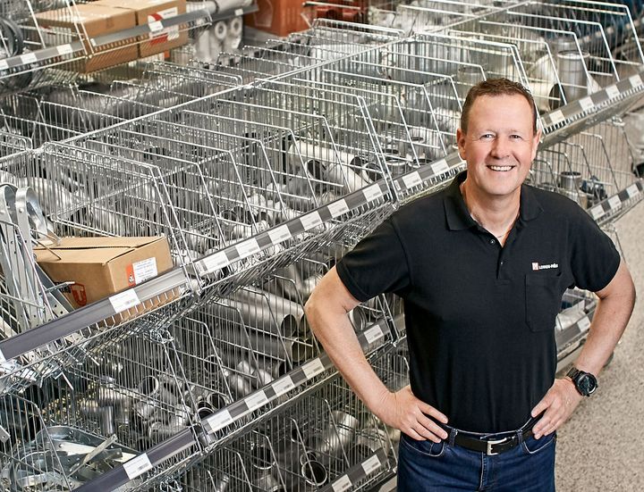 Henri Bugge er ny salgschef for stål- og teknikgrossisten Lemvigh-Müllers håndværkerbutikker i Midt- og Nordjylland. 