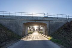 Jernbanebro ved Rødby er nomineret til Bæredygtig Beton Prisen. Foto: Torben Eskerod